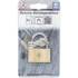 Cadenas en Laiton 40 mm - Résistant et Sécurisé - BGS