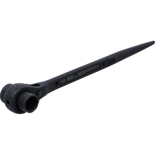 Cliquet de Monteur 19 x 22 mm - Précision et Robustesse pour Montage, Acier, Zones Difficiles - D-Work