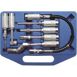 Adaptateur et Jeu d Accessoires pour Pompes à Graisse 7 pcs - Compatible et Polyvalent - D-Work