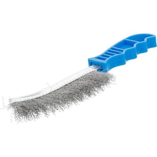 Brosse en Fil d Acier 260 mm - Résistante et Efficace pour Nettoyage Industriel, Pro - D-Work