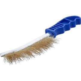 Brosse en Fil d Acier Laitonnée 260 mm - Résistante et Durable - - BGS