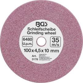Disque Abrasif 100x4,5x10 mm - - Haute Performance et Précision - BGS
