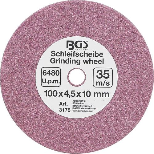 Disque Abrasif 100x4,5x10 mm - - Haute Performance et Précision - BGS