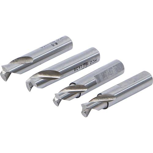 Jeu de Fraises 4 pcs - Pour Art. 3205 - Acier, Précision et Durabilité, Pro - D-Work