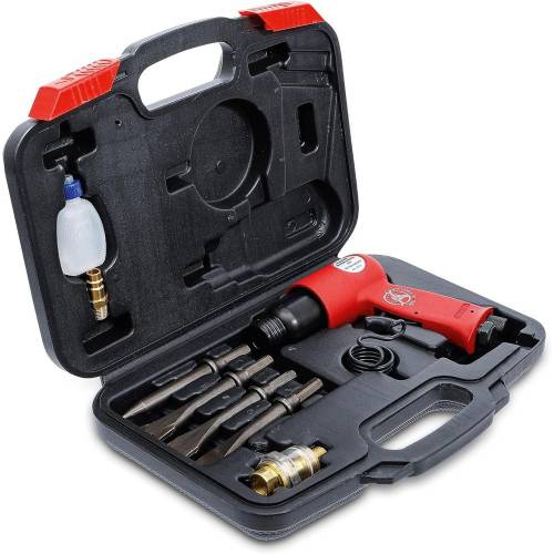 Marteaux-Burineurs à Air Comprimé - Jeu de 8 pcs - Puissants et Polyvalents - Acier, Pro - D-Work
