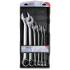 Jeu de Clés Mixtes Extra Longues 34-50 mm - 6 pcs - Acier Résistant pour Usage Professionnel, Zones Difficiles - D-Work