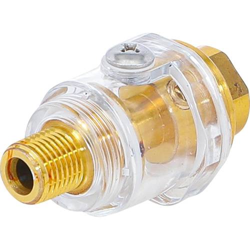 Huileur Automatique à Air Comprimé 6,3 mm (1/4) - Connecteur de Tuyau - Lubrification Précise et Continue - D-Work