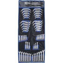 Assortiment de Clés Mixtes 50 Pièces - Pouces et Métriques - Acier Résistant - Polyvalence et Praticité - BGS