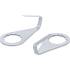 Couteau Demi-Rond 2 x 24 mm - Acier, Lot de 2 pcs - Précision et Durabilité - D-Work