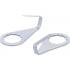 Couteau Demi-Rond 2 x 24 mm - Acier, Lot de 2 Pièces - Précision et Durabilité - BGS