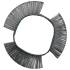 Brosse à Fil d Acier Ronde Coudée 103x23x0,7 mm - Acier, Résistante et Précise - - BGS