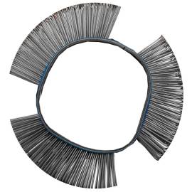 Brosse à Fil d Acier Ronde Droite Ø10,3 x 2,3 x 0,5 cm - Acier, Résistante et Précise - BGS