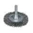 Brosse à Fil d Acier Ronde Droite Ø10,3 x 2,3 x 0,5 cm - Acier, Résistante et Précise - BGS
