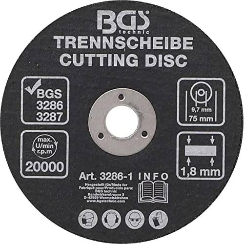 Disque à Couper 75x1,8x9,7 mm - Précision et Durabilité - BGS