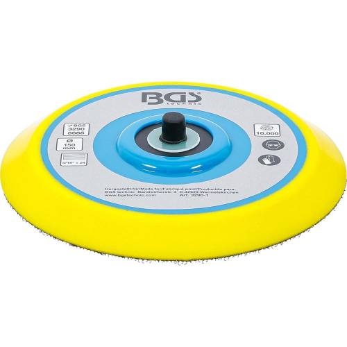 Plateau Autoagrippant Ø150 mm - Compatible Art. 3290 / 8688 - Fixation Rapide et Pratique - BGS