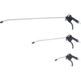 Jeu de Soufflettes 3 Pièces - 110, 300, 500 mm - Polypropylène Résistant - Nettoyage Précis et Efficace - BGS