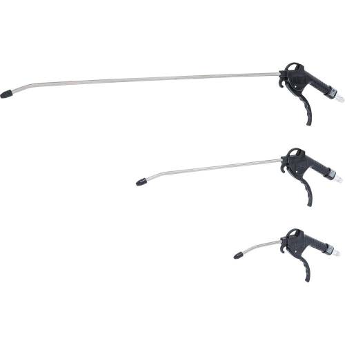 Jeu de Soufflettes 3 pcs - 110, 300, 500 mm - Polypropylène Résistant - Nettoyage Précis et Efficace - D-Work