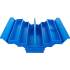 Caisse à Outils Métallique Vide 420 x 200 x 200 mm - 5 Compartiments - Solide et Pratique pour Rangement - D-Work