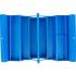 Caisse à Outils Métallique Vide 420x200x200 mm - 5 Compartiments - Solide et Pratique pour Rangement - BGS