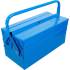 Caisse à Outils Métallique Vide 420x200x200 mm - 5 Compartiments - Solide et Pratique pour Rangement - BGS