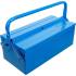 Caisse à Outils Métallique Vide 420 x 200 x 150 mm - 3 Compartiments - Robuste et Pratique, Pro - D-Work