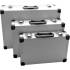 Kit de Caisse à Outils Aluminium 3 Pièces - Léger et Résistant - Organisation et Transport Faciles - BGS