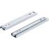 Rails de Guidage de Tiroirs pour Servante d Atelier Métallique - 2 Pièces 45x38x212 mm - Acier Robuste - Glisse Fluide et - BGS
