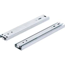Rails de Guidage de Tiroirs pour Servante d Atelier Métallique - 2 pcs 45 x 38 x 212 mm - Acier Robuste - Glisse Fluide - D-Work