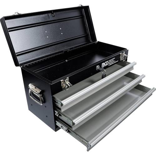 Caisse à Outils Métallique Vide 3 Tiroirs - 39 x 30.5 x 63.1 cm - Robuste et Pratique - Pro - D-Work