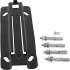 Support de Montage pour Enrouleur de Câble Automatique - Compatible Art. 3321, 3324, 3325, 3297 - Fixation Stable et Prati - BGS