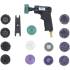 Jeu de Meules et Brosses Pneumatiques 17 Pièces - Accessoires Pneumatiques - Polyvalent et Résistant - BGS