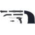 Pistolet à Air Comprimé Aspirant et Soufflant Réversible - 8 Pièces - Polyvalent et Pratique pour Nettoyage et Soufflage - BGS