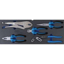 Insert pour Jeu de Pinces 5 Pièces - - Accessoire de Précision et Durabilité - BGS