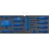 Insert pour Jeu de Douilles 78 pcs - 6,3 mm (1/4 ) et 12,5 mm (1/2 ) - Acier, Précision et Robustesse - - BGS