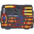 Insert pour BOXSYS1 2 - Jeu de 13 Pinces et Tournevis d Électricien VDE - Outils Isolés et Sécurisés - D-Work