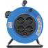 Enrouleur de Câble 15 m 3 x 1,5 mm - 4 Prises, IP20, 3000 W - Sécurité et Praticité - BGS