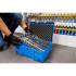 Jeu de Douilles, Marteaux, Pinces, Tournevis 77 pièces - 6,3 mm (1/4 ) et 12,5 mm (1/2 ) - Coffret Systainer - Outils Comp - BGS