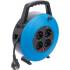 Enrouleur de Câble 10 m 3 x 1,5 mm^2 - 4 Prises, IP20, 3000 W - Sécurité et Praticité, Pro - D-Work