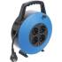 Enrouleur de Câble 10 m 3 x 1,5 mm^2 - 4 Prises, IP20, 3000 W - Sécurité et Praticité, Pro - D-Work
