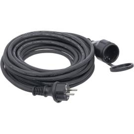 Câble de Rallonge 10 m 3 x 1,5 mm^2 - IP44 - Sécurité et Résistance à l Eau, Pro, 500 W - D-Work