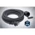 Câble de Rallonge 10 m 3 x 1,5 mm^2 - IP44 - Sécurité et Résistance à l Eau, Pro, 500 W - D-Work