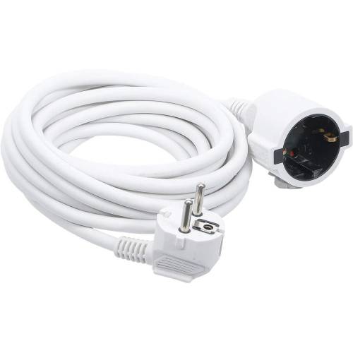 Câble de Rallonge 5 m - 3 x 1,5 mm² - Protection IP20 - Usage Électrique Sécurisé - BGS