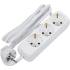 Barre de Prises de Courant Triple 1,4 m - Cordon 3 x 1,5 mm² - Protection IP20, Usage Domestique - BGS
