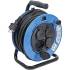 Enrouleur de Câble 25 m 3 x 1,5 mm^2 - 4 Prises avec Clapet, IP44, 3500 W - Sécurité et Praticité - D-Work