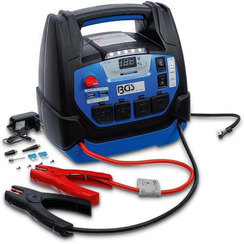 Aide au Démarrage Multifonctions 5-en-1 18 Ah - Batterie Puissante et Alimentation Auxiliaire - - BGS