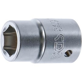 Douille pour Clé Six Pans 20 mm (3/4 ) - 19 mm - Acier Résistant - Précision et Durabilité - BGS