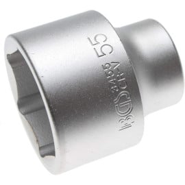 Douille pour Clé Six Pans 20 mm (3/4) - 55 mm - Acier Résistant - Prise Fiable et Durable, Pro - D-Work