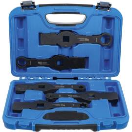 Jeu de 5 Clés Annuaires à Chocs - Douze Pans Profil E Torx - Résistantes et Pratiques, Acier - D-Work