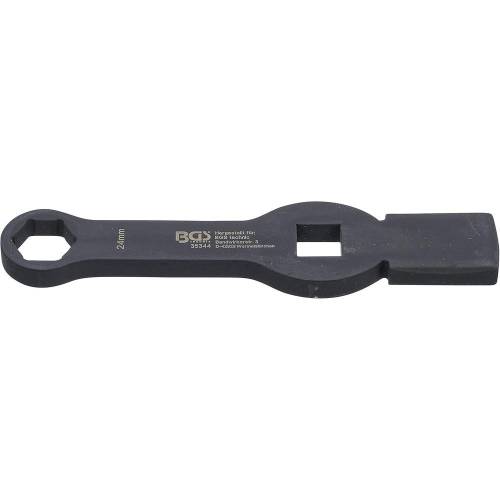 Clé Annulaire de Percussion 24 mm - Six Pans, 2 Faces de Percussion - Précision et Robustesse - BGS