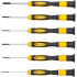 Jeu de Tournevis de Précision 6 pcs - Acier, Poignées Antidérapantes - Précision et Confort d Utilisation - D-Work